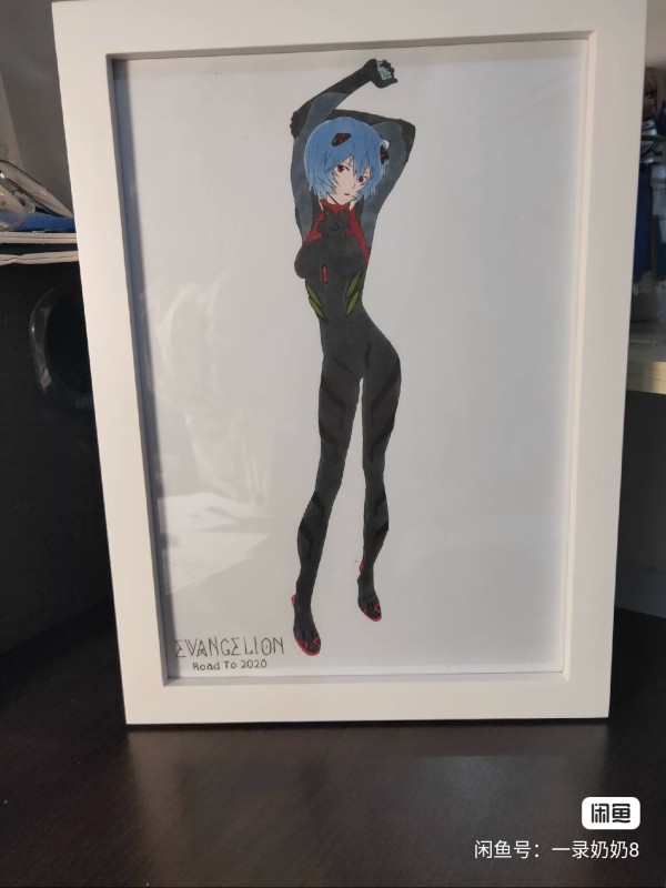 YiLu's A4 EVA Ayanami Rei Hot Sexy Hand drawing with marker